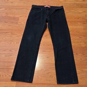 Levis 511 Boys Jeans Sz 16 Reg Black Night Skinny Fit Back to School 28x28